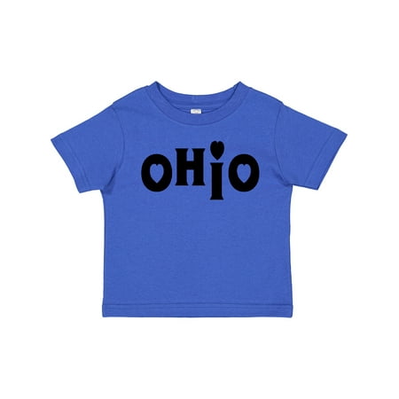 

Inktastic Ohio Hearts Gift Toddler Boy or Toddler Girl T-Shirt