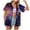 Purple, variant on mgoYE XL Black Button Shirt for Women America 250th Anniversary T Button Shirt Womens American Flag Shirt 4th of July T-Shirt Patriotic Short Sleeve Tee USA Flag Stripe Star Summer Blouse Tops