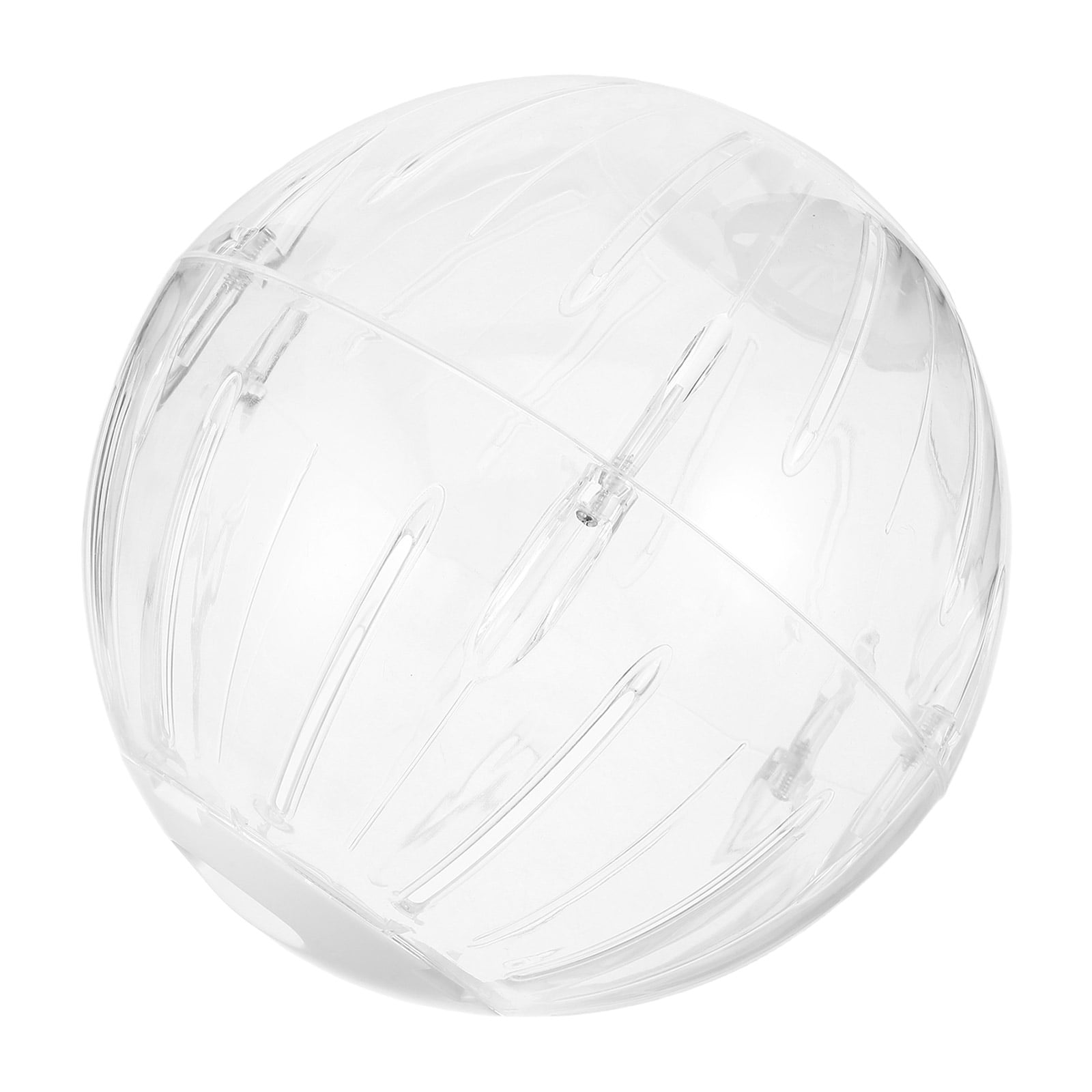 WESIEVYA Hamster Running Ball for Small Pets in White Plastic - 1Set Indoor Use Accessory