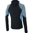 thumbnail image 2 of Pearl Izumi Men's Fly Softshell Hoody Jacket: Gray/Blue LG, 2 of 2