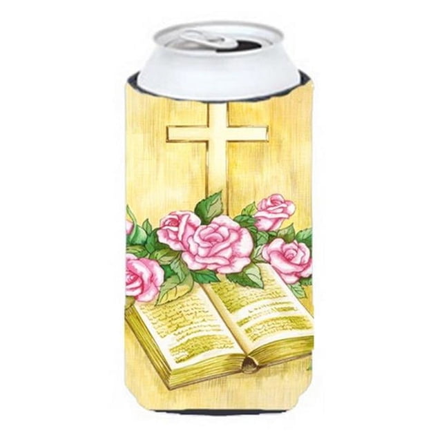Carolines Treasures APH4072TBC Pâques Croix & Bible avec Roses Grand Garçon Peut Refroidir Câlin