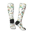 thumbnail image 4 of Balery Pretty Floral With Leaves Fun Novelty Socks Men'S Women'S Crew Socks Funny Crazy Novelty Socks Quirky And Cool Socks, 4 of 9