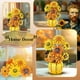 thumbnail image 5 of Juego de bloques de construcción Chanbrick Sunflower con jarrón Van Gogh, 1009 piezas, 5 of 7