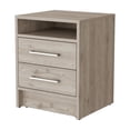 thumbnail image 2 of Knubmt 2 Drawers Nightstand with Metal Handle, Wood Beside Table for Living Room, Bedroom, 2 of 7