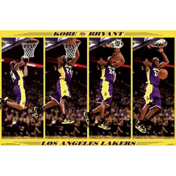 Los Angeles Lakers - K Bryant 13 Laminated Poster Print (36 x 24)