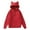 Red, variant on Cat Ear Hoodies for Women Round Neck Long Sleeve Kawaii Anime Print Hooded Sweater Cute Top Hoodies Pullover (Pink, S)