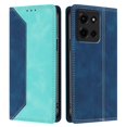 thumbnail image 2 of Funda FOXDOCK para Motorola Moto G 5G 2025 de Cuero Premium Bicolor con Ranuras RFID, Carcasa Tipo Billetera Antigolpes y Soporte Plegable, 2 of 6