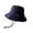Navy, variant on Aocisk Summer Outdoor Sun Bucket Hat Wide Brim Lightweight Travel Fishing Headwear For Men And Women Black One Size