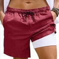 thumbnail image 4 of Men's 2 in 1 Athletic Shorts 7 Inch Inseam Performance Workout Short Pants with Compression Liner & Phone Pocket, Quick Dry Training Running Wear for Basketball, 4 of 9