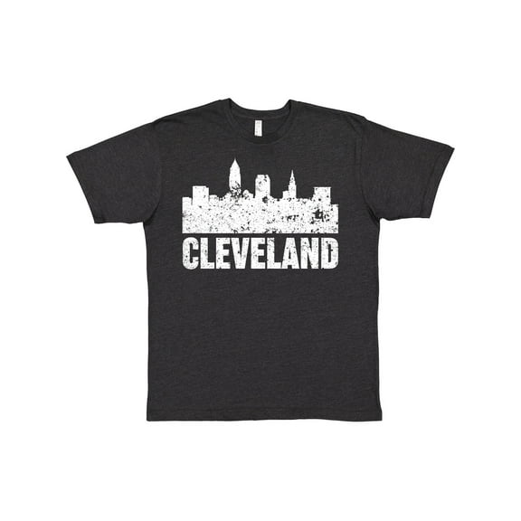 Inktastic Cleveland Skyline Grunge T-Shirt