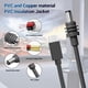 thumbnail image 3 of Cable De Alimentación USB C A CC, Tipo Plug And Play Macho A Conector De Barril, Cable De Carga De 100W, 10 Pies Para Exteriores, 3 of 7