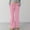 Pink, variant on Sriper Women's Wide Leg Sweatpants Elastic Waist Casual Trousers with Pockets Loose Fit Lounge Pants Stylish Athleisure Wear Pantalones Jogger para Mujer Black M