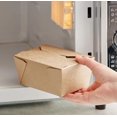 thumbnail image 5 of Watson Distributing #1 Take-Out Container Microwaveable Folded Paper 5" X 4.25" X 2.5" 450/Case, 5 of 5