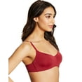 thumbnail image 2 of Maidenform Pure Comfort Modern Scoopneck Wireless Bra Glory Red S Women's, 2 of 6