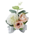 thumbnail image 3 of Ramillete De Muñeca De Flores Boutonniere Conjunto De Ramillete Artificial Ramillete De Novia Hecho A Mano Para Fiesta De Boda Noticed HA035772-00, 3 of 6