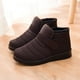 thumbnail image 4 of Botas de invierno para mujer, zapatos de nieve impermeables, botines casuales planos, zapatos de talla grande, 4 of 7