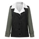 thumbnail image 4 of Mujer invierno cálido compuesto felpa botón solapas chaqueta prendas de vestir abrigo bolsillos Patchwork manga larga Tops Pompotops qwe18193, 4 of 6