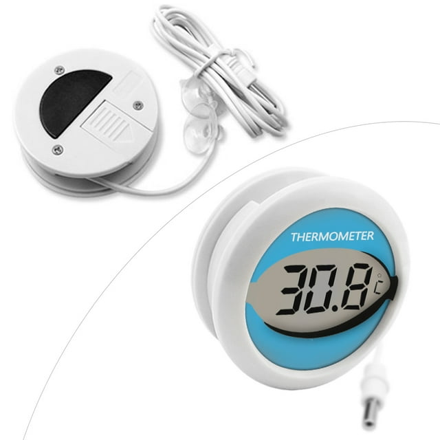 Thermometer,Electronic Digital Refrigerator Freezer Fish Tank Thermometer Breeding Supplies Ultra Responsive