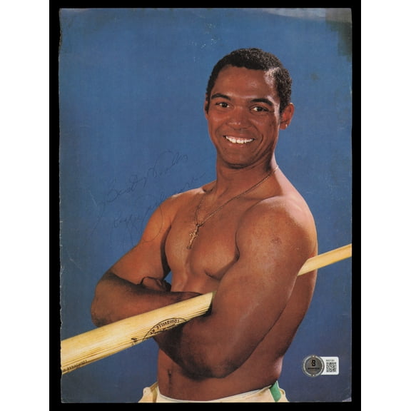 Reggie Jackson & John Odom Autographed 8.5x11.5 Magazine Page Photo Oakland A's "Best Wishes" Vintage Signature Beckett BAS QR #BM37281