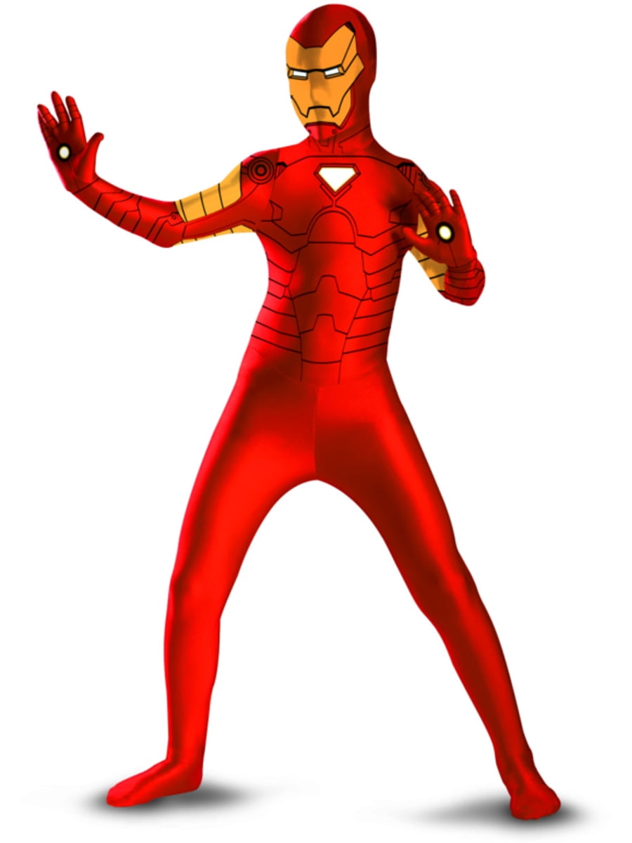 Disguise Costumes Iron Man Mens Adults Bodysuit Costume XL 4246