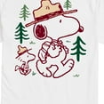 thumbnail image 3 of Peanuts - Snoopy and Woodstock Hiking - Men's Short Sleeve Graphic T-Shirt, 3 of 6