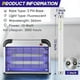 thumbnail image 3 of 10 Pack Bug Zapper Replacement Light Bulbs 10W for 20W Indoor Bug Zapper, BL T8 F10W 13Inch Light Tu, 3 of 5