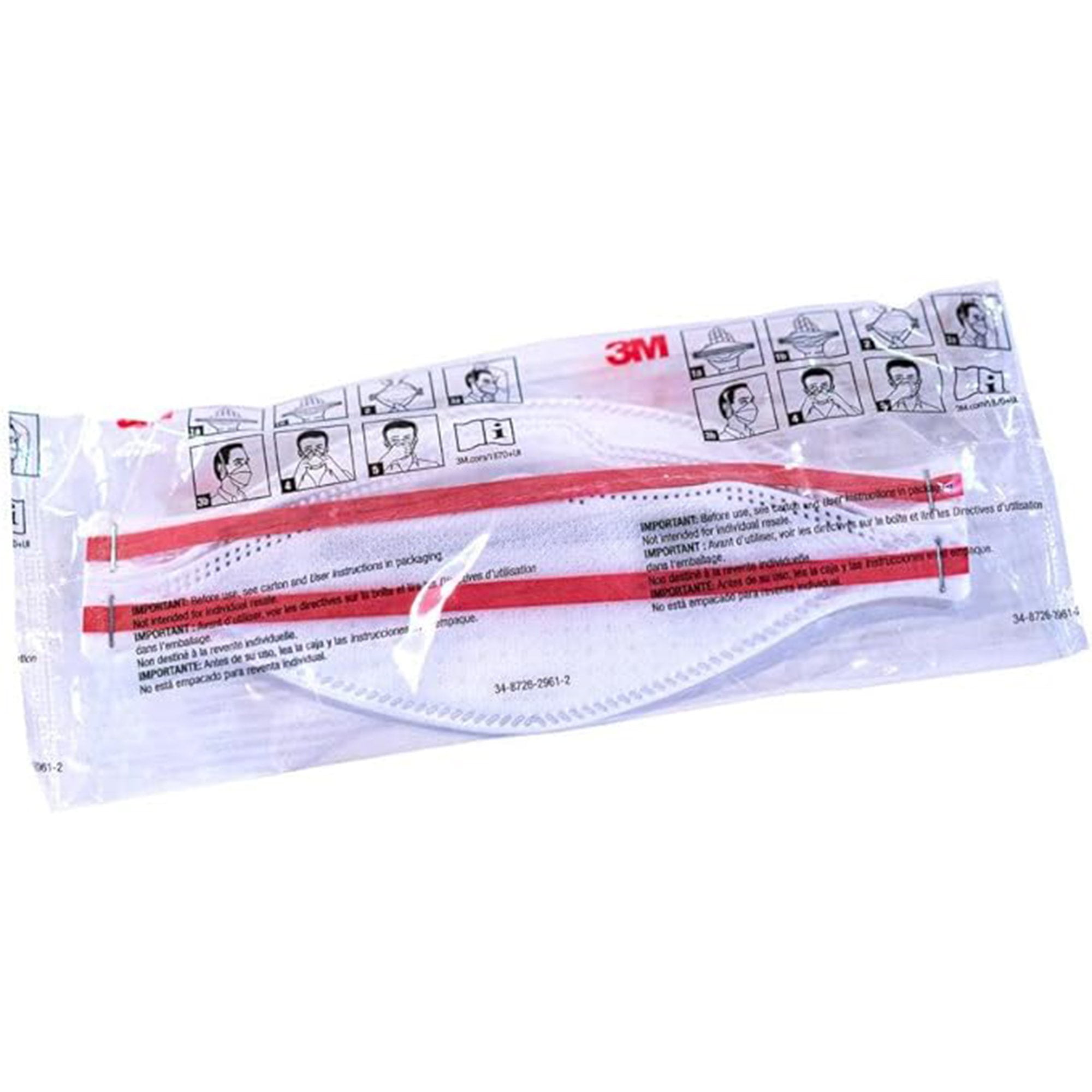 3M Aura Particulate Respirator Surgical Mask Flat Fold 20 per Box 1870+