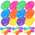 thumbnail image 3 of 50 piezas de huevos de Pascua huevos vacíos de huevos de plástico huevos de plástico relleno huevos de Pascua, 3 of 5