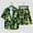 06 Green, variant on Weiqiqre Floral Hawaiian Shirt Set for Men Summer Button Up Shirt Short Sleeve Tropical Casual Aloha Shirt and Shorts Set