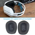 thumbnail image 3 of 1 par de almohadillas blandas para auriculares, almohadillas para auriculares para Logitech G733 (negro), 3 of 9
