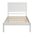 thumbnail image 5 of Jopath Twin Platform Bed Frame with Headboard, Wood Bed Frame with Wood Slat Support for Teen and Adult White, 5 of 7
