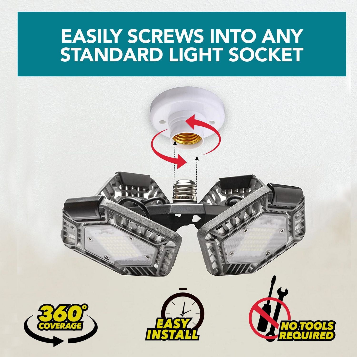 えいちゃん　DELL'GA　デルガ　BEAMS LIGHTS　ダークグレー 8000 Lumen LED Garage Light | Westinghouse