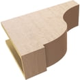 thumbnail image 6 of 6"W x 18"D x 12"H Classic Van Buren Rough Cedar Woodgrain TimberThane Corbel, Primed Tan, 6 of 6
