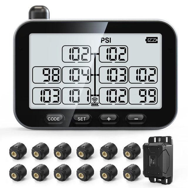 Sistema de control de presión de neumáticos GUTA RV TPMS con 12 sensores