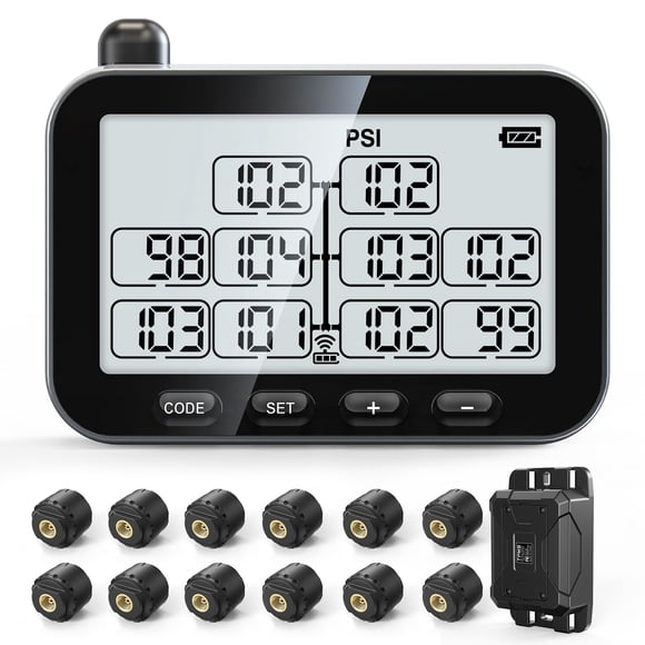 Sistema de control de presión de neumáticos GUTA RV TPMS con 12 sensores