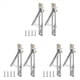 thumbnail image 1 of 6 Tiradores de Borde de Puerta Empotrada, Manija de Puerta Empotrada de Acero Inoxidable 304 con Tornillos, Herrajes para Puerta para Pasillo de Armario de Baño, 1 of 5