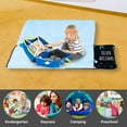 thumbnail image 3 of KAINSY Personalized Toddler Nap Mat for Daycare Cot Bedding - Custom Baby Sleeping Bag for Daycare, Preschool, Kindergarten - Boys Sleep Mats With Pillow Blanket, 3 of 4