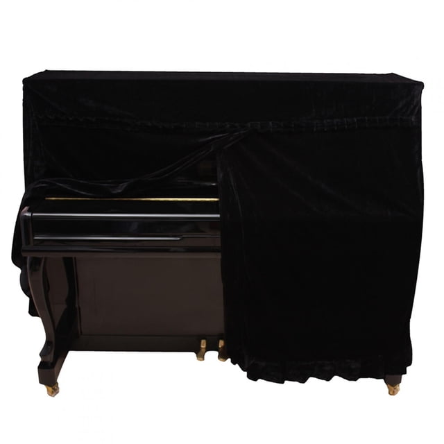 Ymiko Piano Cover, Breathable High Quality Pleuche Material Upright Piano Cover, Lightweight Smooth Soft For Piano Instrument Lovers Professionals Use