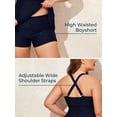 thumbnail image 6 of Summer Mae Plus Size Tankini Women 2 Pieces Swimsuits with Shorts Flowy Bathing Suits, 6 of 7