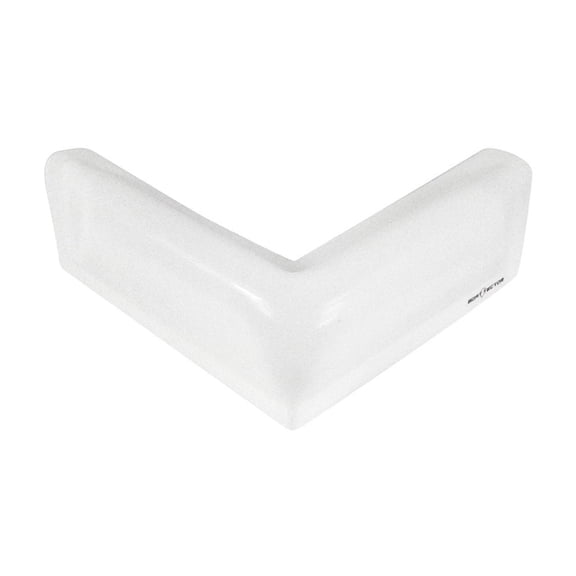 Extreme Max 3006.7742 BoatTector Vinyl 90° Dock Corner Bumper - White