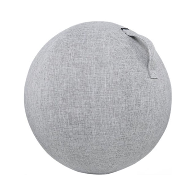 Dust-proof Anti-slid Exercise Ball Cover Cotton Flax Practical Fine Knitted Yoga Ball Cover for Home