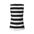 thumbnail image 5 of Sigee Black And White Stripes for Women's Workout Tank Top,Running Tank Tops,Sleeveless Gym Clothes, 5 of 8
