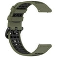 thumbnail image 5 of 22mm Smart Sports Watch Two-Color Silicone Replacement Strap, Breathable, Lightweight, Sweat & Water Resistant, Versatile for Various Occasions, 5 of 5