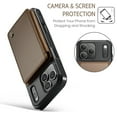 thumbnail image 5 of CaseMe Leather for iPhone 17 Pro Max Case with Card Holder, Wallet Case for Women Men with RFID Blocking, Durable Leather Kickstand Magnetic Clasp Shockproof Phone Case for iPhone 17 Pro Max 6.9-inch, 5 of 9