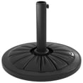 thumbnail image 1 of Outsunny Base de Parasol de Patio 29 Lb, Support de Parasol en Béton, Noir, 1 of 10