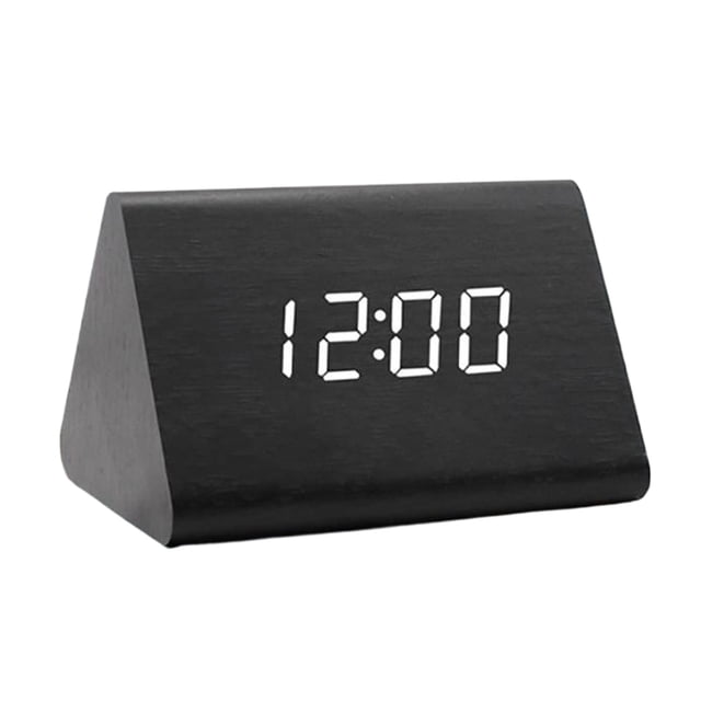 Reloj despertador Naiovety para niños y adultos Estantes Electrodomésticos negro