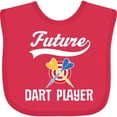 thumbnail image 3 of Inktastic Future Dart Player Boys or Girls Baby Bib, 3 of 4