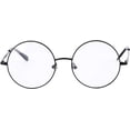thumbnail image 1 of LAICAIW Vintage Round Prescription ready Metal Eyeglass Frame Clear Lens, 1 of 5