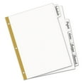 thumbnail image 3 of Write And Erase Big Tab Paper Dividers, 5-Tab, White, Letter | Bundle of 5 Sets, 3 of 5