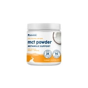 NativePath MCT Oil Powder Supplement - Unflavored MCT powder with keto-friendly C8 MCTs. Free of dairy, gluten and GMOs, 25 servings